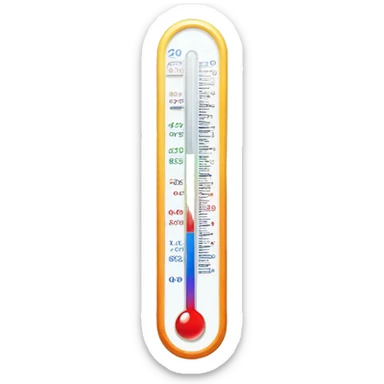 thermometer for living room sticker