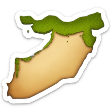 Middle East Map sticker