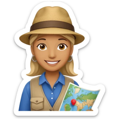 Tour guid in forign countries sticker