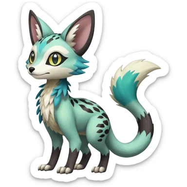 Meloetta-Vernid-Trico-Sergal-Genet-Pokémon-Fakémon-creature sticker