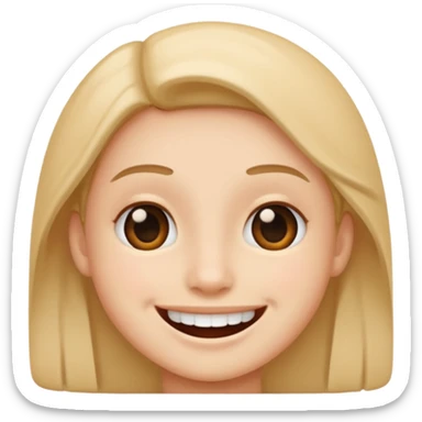 Smile with saying Yooo sticker