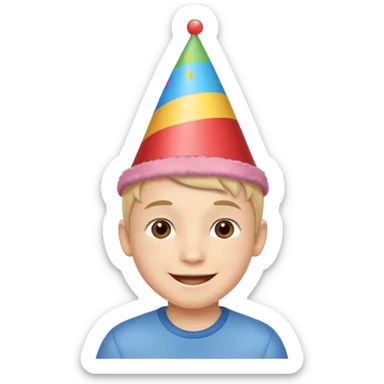 Birthday boy wish sticker