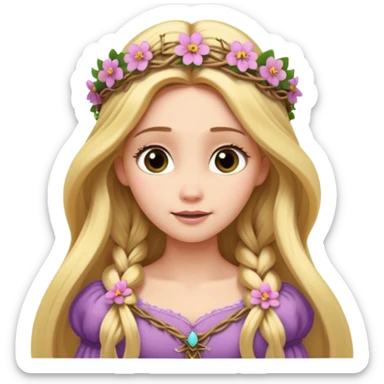Tangled rapunzel sticker