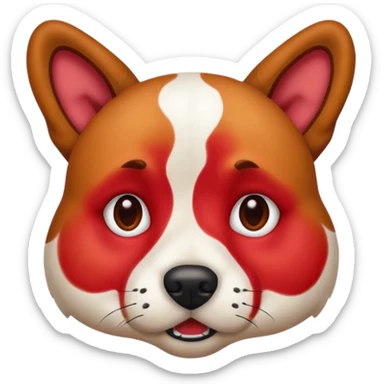 dog's common issue sticker