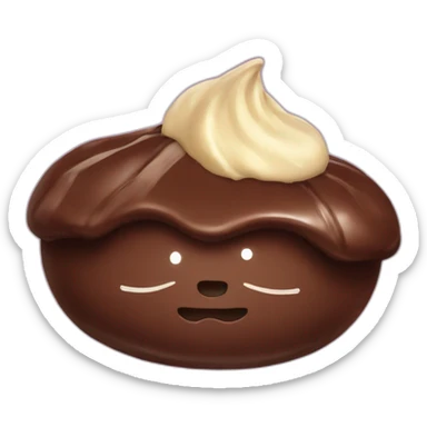 Chocoenvannilla qui est sur un chat sticker