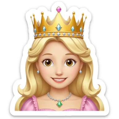 Let’s make a Glinda emoji from wicked. sticker