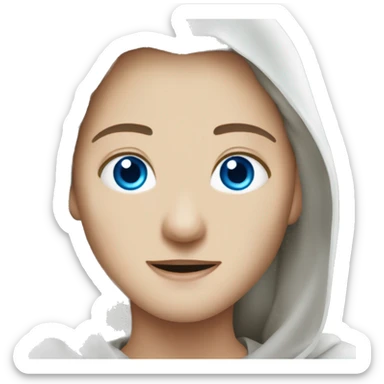 Lord of the rings Arwen with blue eyes  sticker