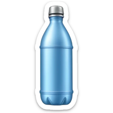 Drinking water, metal bottle sticker