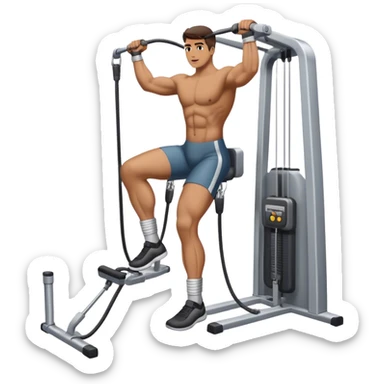 standing cable-machine-leg-raise with ankle-cuffs sticker