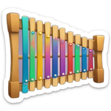 Xylophone lyre  sticker