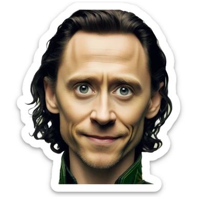 Tom Hiddleston as Loki  sticker