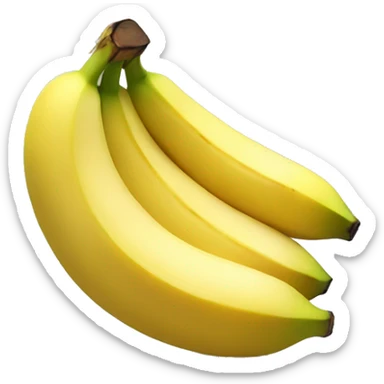 sliced banana sticker