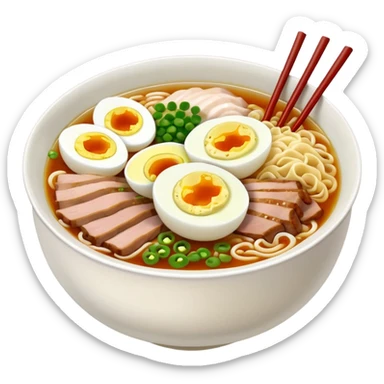 smoking hot ramen sticker