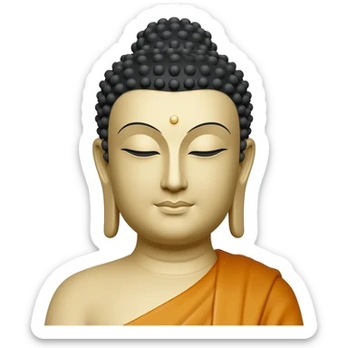 Buddha sticker