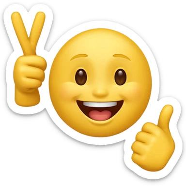 laughing emoji pointing at the screen sticker