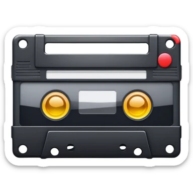 VHS tape sticker