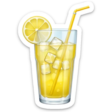 lemonade with ice sticker