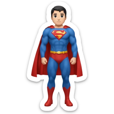 super man full body sticker