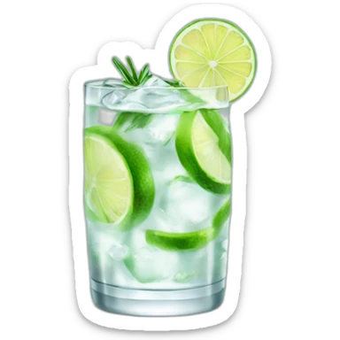 Gin & tonic sticker