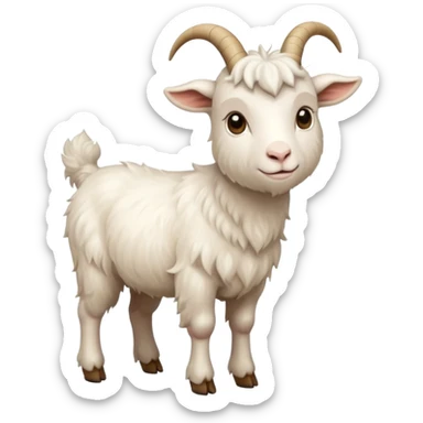 Stupid goat sticker