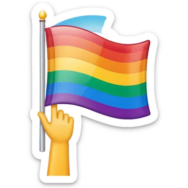 lesbian flag sticker
