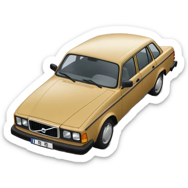 volvo 240 with the text "10/10" over it sticker
