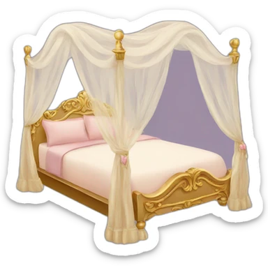 Royal princess bed sticker
