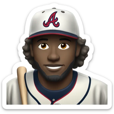 Atlanta Braves player sticker