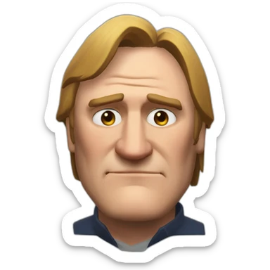 Gerard Depardieu team fortress 2 sticker