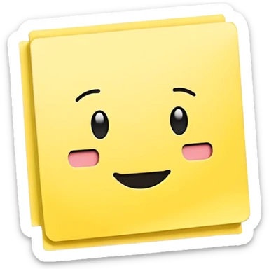 Post it note stationary  sticker