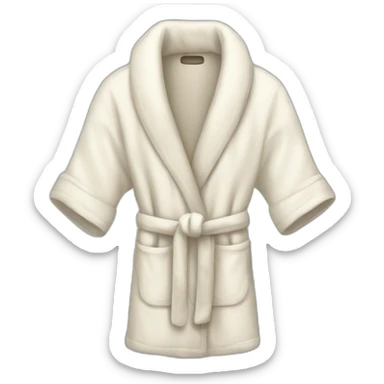 home bathrobe sticker