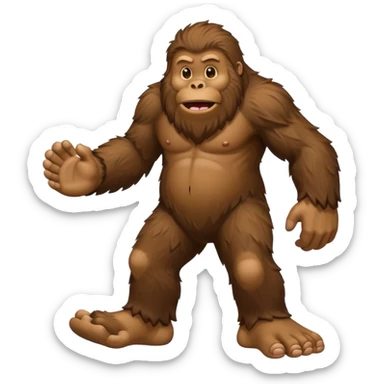 big foot emoji, simple and bold, focus on foot shape, no text sticker