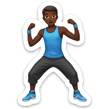 locking dance sticker