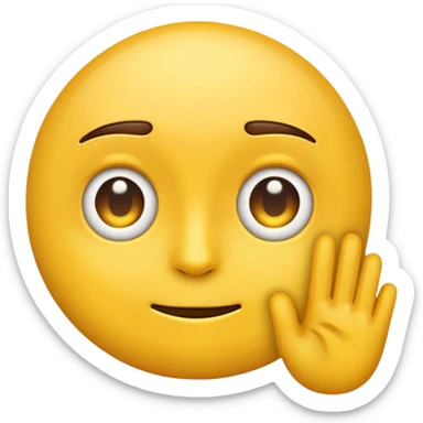 Emoji side eyeing  sticker