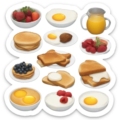 breakfast sticker