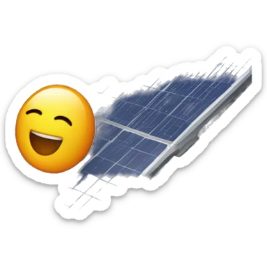 solar panel hd on  house sticker
