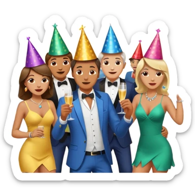 clubbing at a bar nightlife drunk dance floor DJ sticker