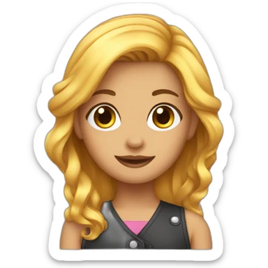 girl hairdresser sticker