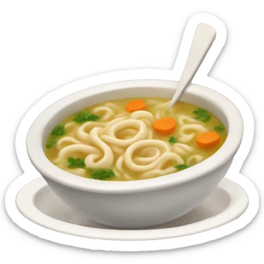 Chicken noodle soup  sticker