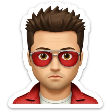 make tyler durden from fight club sticker