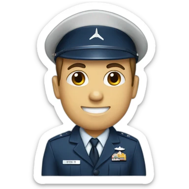 Airforce officer sticker