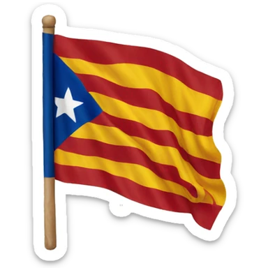 Catalunya flag sticker