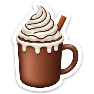 hot cocoa sticker