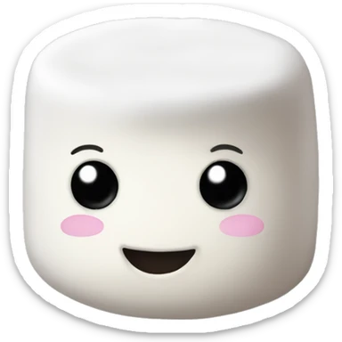 Marshmallow sticker