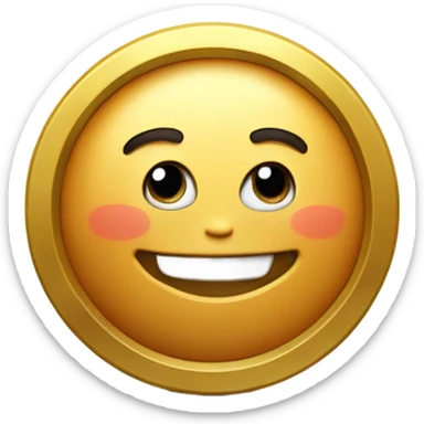 Bitcoin cute mascot sticker