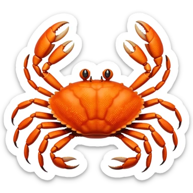 Eight legged crab sticker