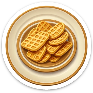 an emoji of a bar snack sticker