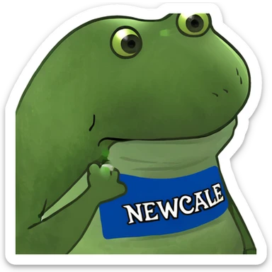 newcastle t shirt sticker