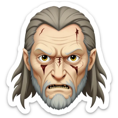 Fenrir Greyback in harry potter sticker