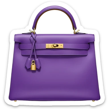 hermes kelly violet bag sticker